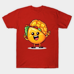 kawaii Taco cehees T-Shirt cute potatofood funny T-Shirt